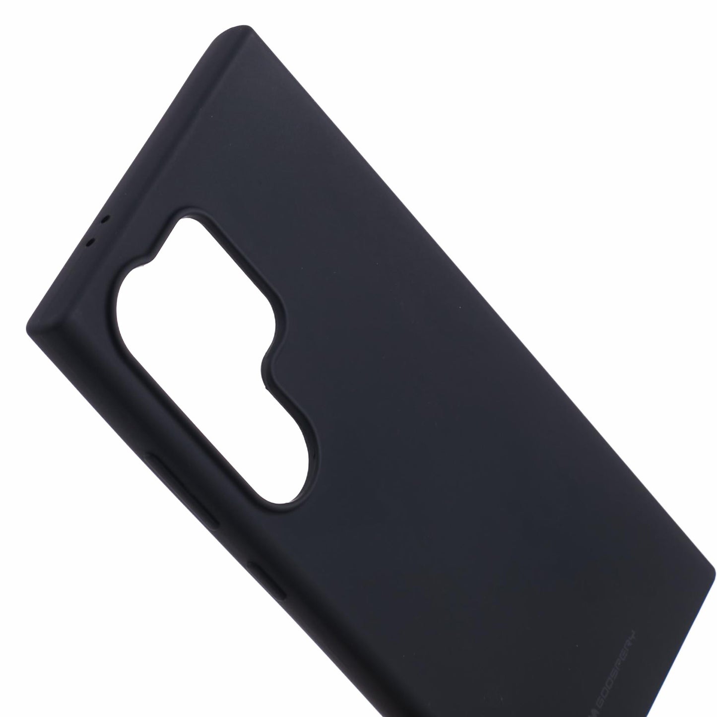 MERCURY GOOSPERY For Samsung Galaxy S24 Ultra TPU Case SOFT FEELING Series Matte Phone Cover - Black