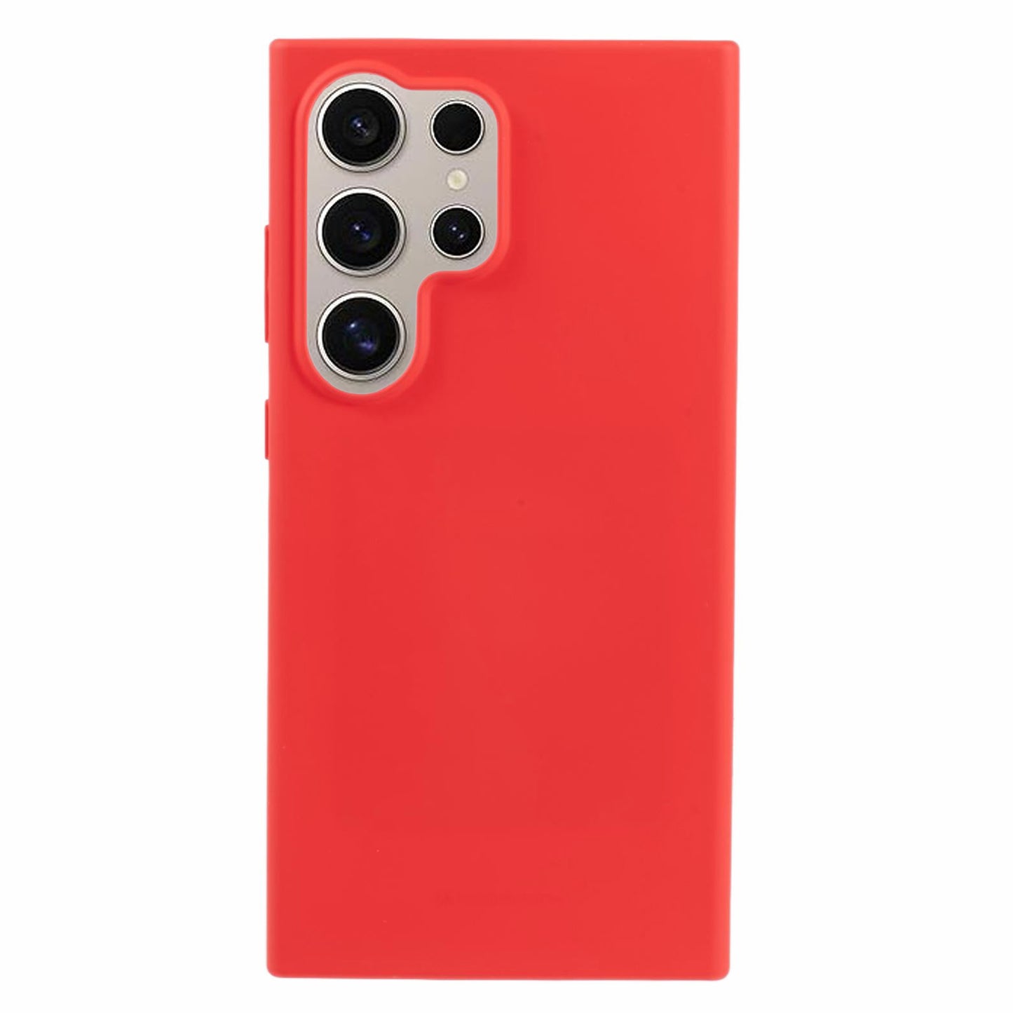 MERCURY GOOSPERY For Samsung Galaxy S24 Ultra TPU Case SOFT FEELING Series Matte Phone Cover - Red