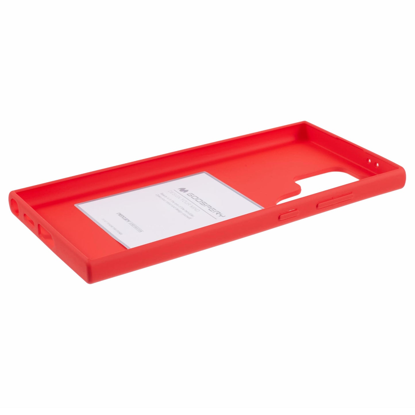 MERCURY GOOSPERY For Samsung Galaxy S24 Ultra TPU Case SOFT FEELING Series Matte Phone Cover - Red