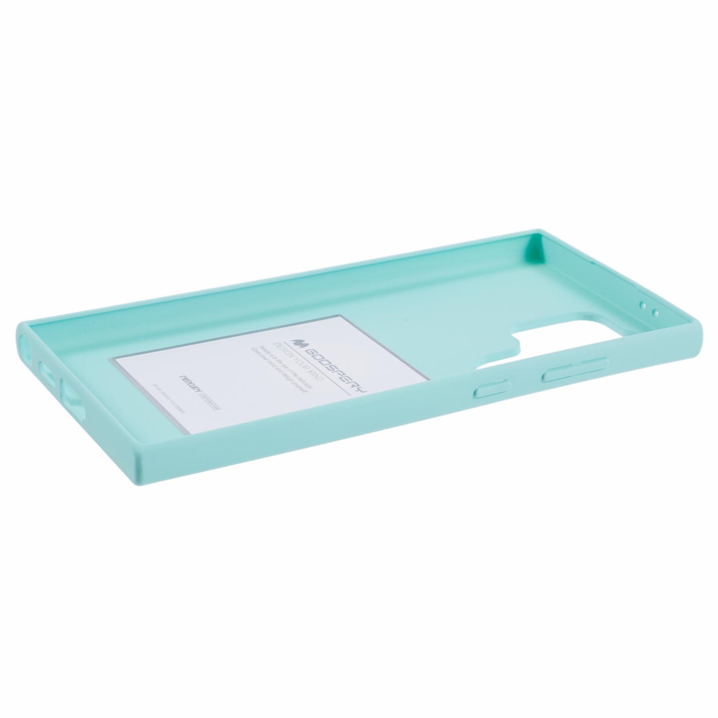 MERCURY GOOSPERY For Samsung Galaxy S24 Ultra TPU Case SOFT FEELING Series Matte Phone Cover - Cyan