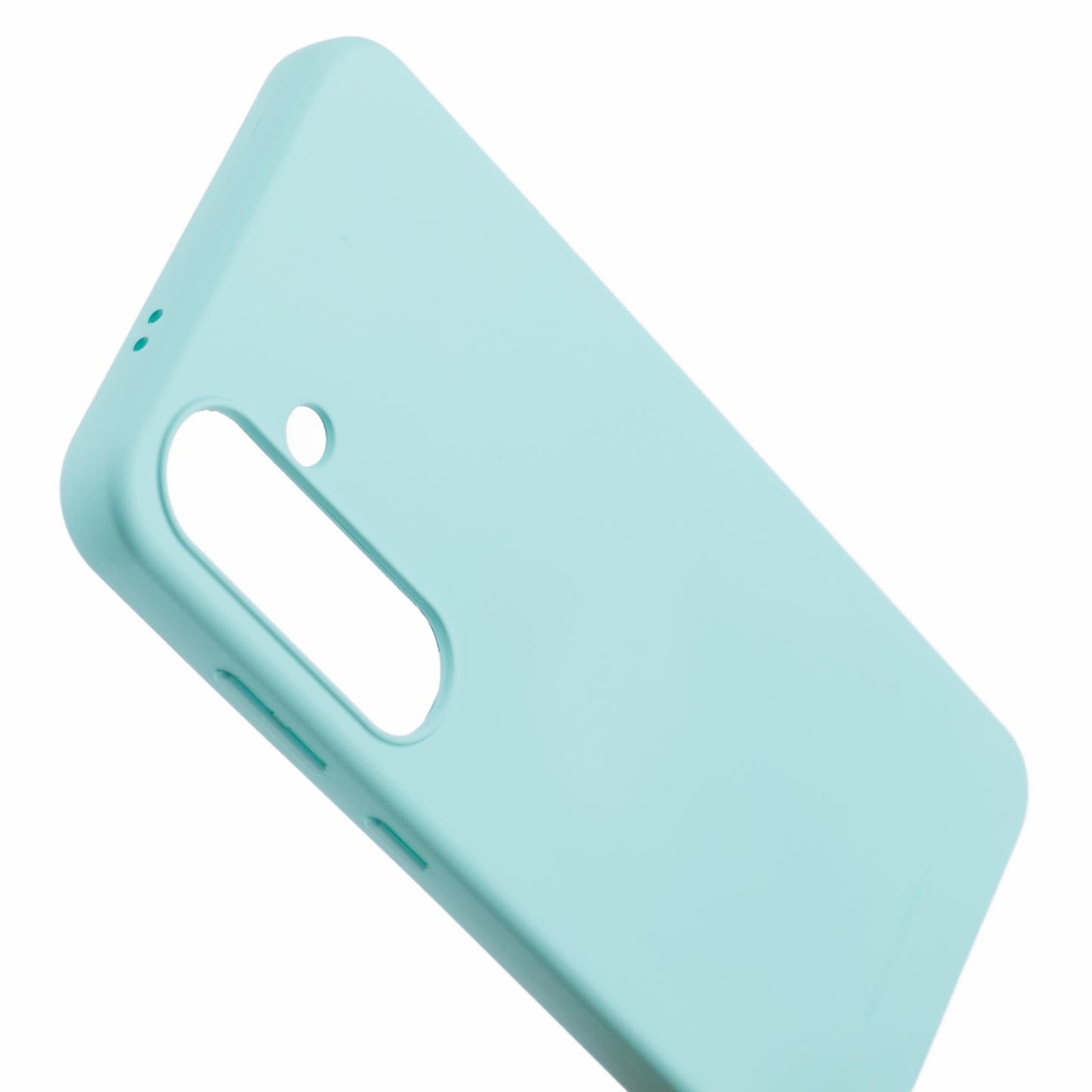 MERCURY GOOSPERY SOFT FEELING Series for Samsung Galaxy S24+ Slim Case Matte TPU Phone Cover - Cyan