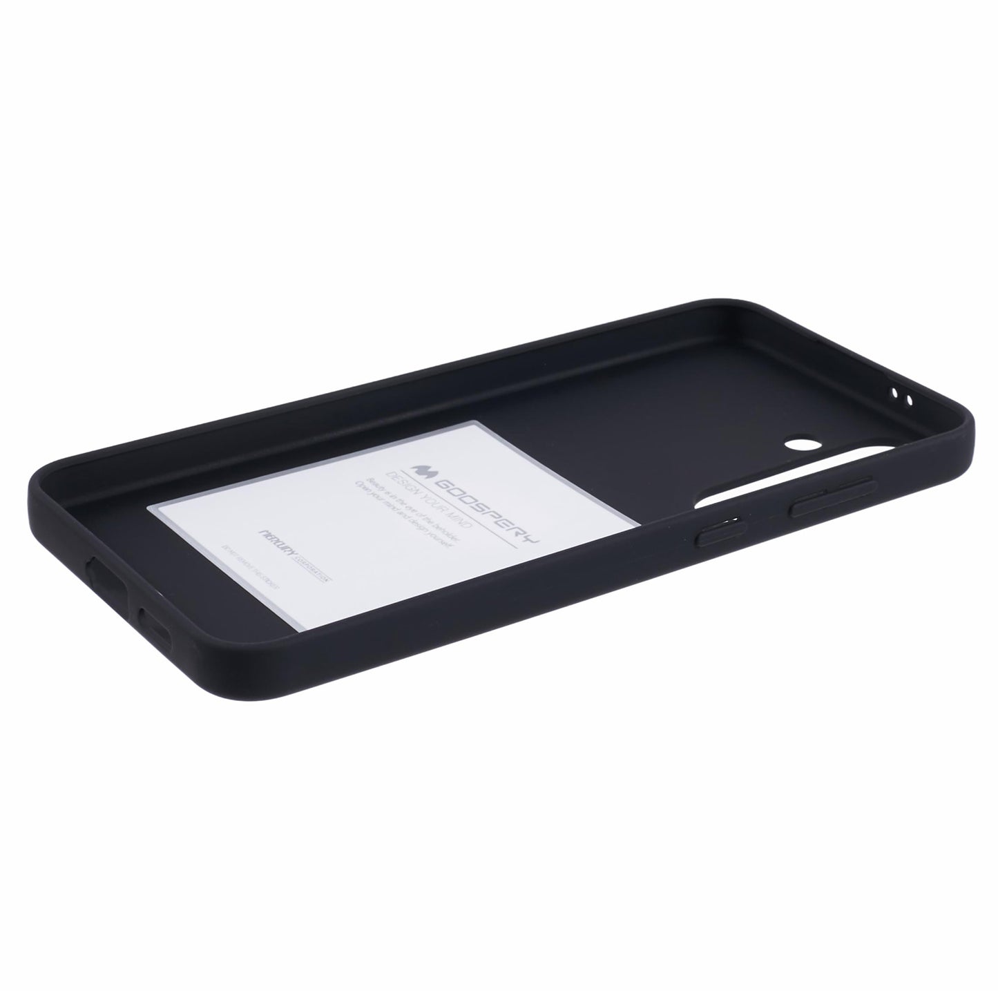 MERCURY GOOSPERY SOFT FEELING Series for Samsung Galaxy S24+ Slim Case Matte TPU Phone Cover - Black