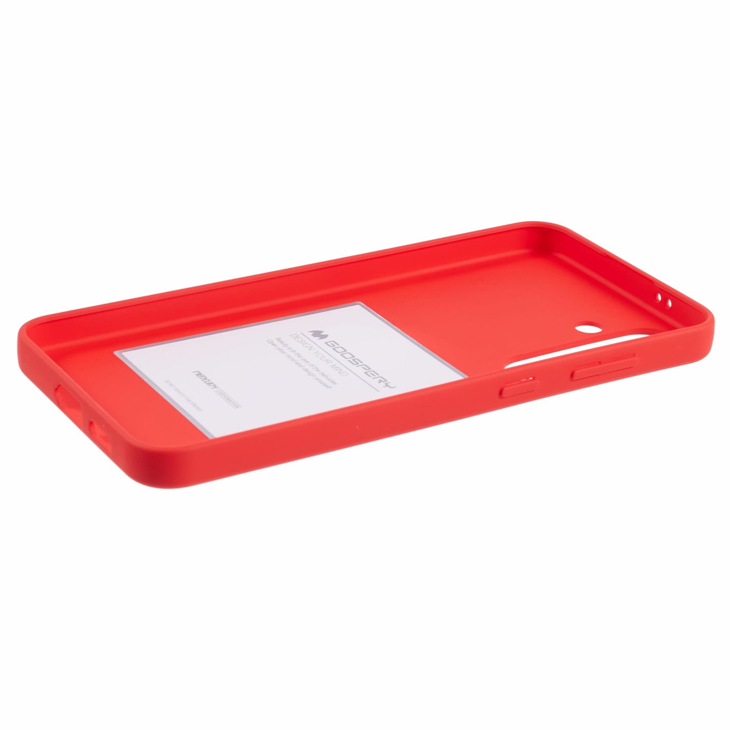 MERCURY GOOSPERY SOFT FEELING Series for Samsung Galaxy S24 TPU Cover Phone Case Matte Finish - Red