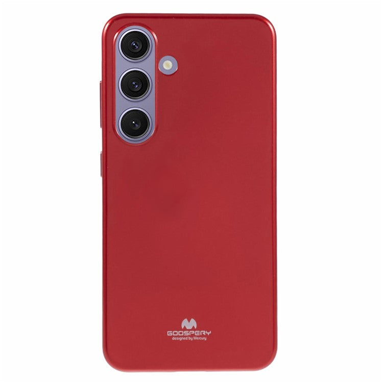 MERCURY GOOSPERY For Samsung Galaxy S24 TPU Case Sparkly Glitter Phone Protective Cover - Red