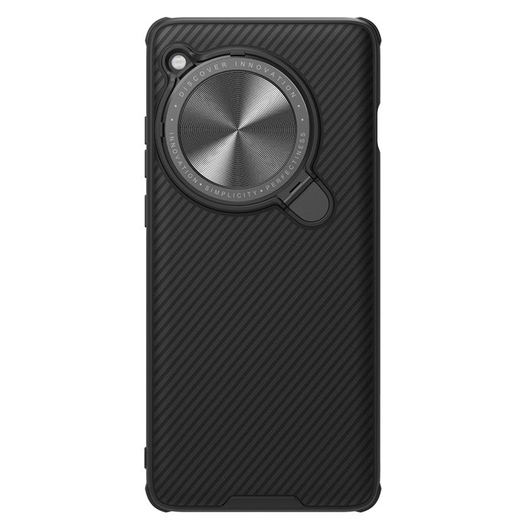 NILLKIN CamShield Prop Magnetic Series for OnePlus 12 5G Kickstand Case with Lens Cover - Black