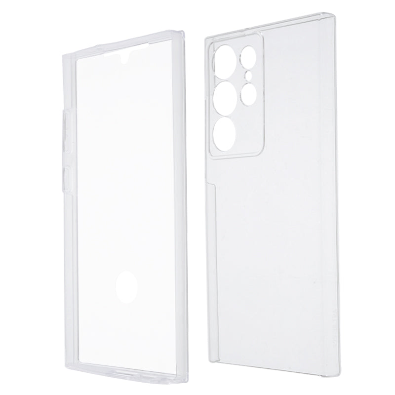 For Samsung Galaxy S24 Ultra Case Acrylic + TPU Phone Cover with PET Film All-Around Protection