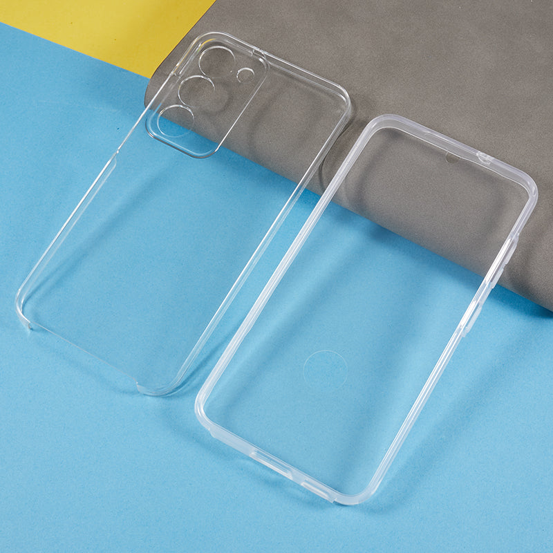 For Samsung Galaxy S24 Case with PET Film TPU+Acrylic Protective Phone Cover