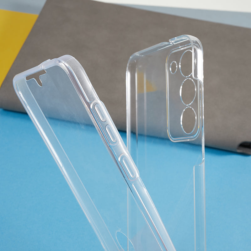 For Samsung Galaxy S24 Case with PET Film TPU+Acrylic Protective Phone Cover