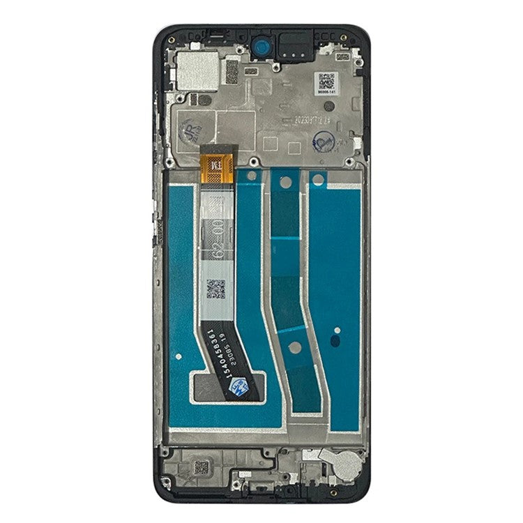 For Motorola Moto G54 5G Grade B LCD Screen and Digitizer Assembly + Frame Replacement Part (without Logo) - Blue