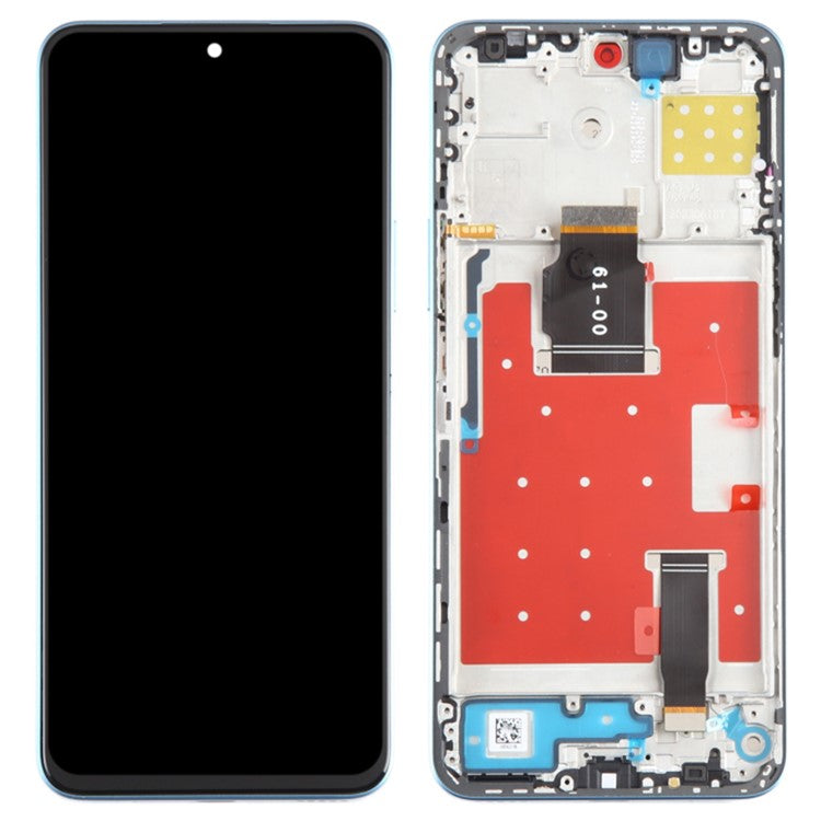 For Honor 90 Lite 5G OEM Grade S LCD Screen and Digitizer Assembly + Frame Repair Part (without Logo) - Blue