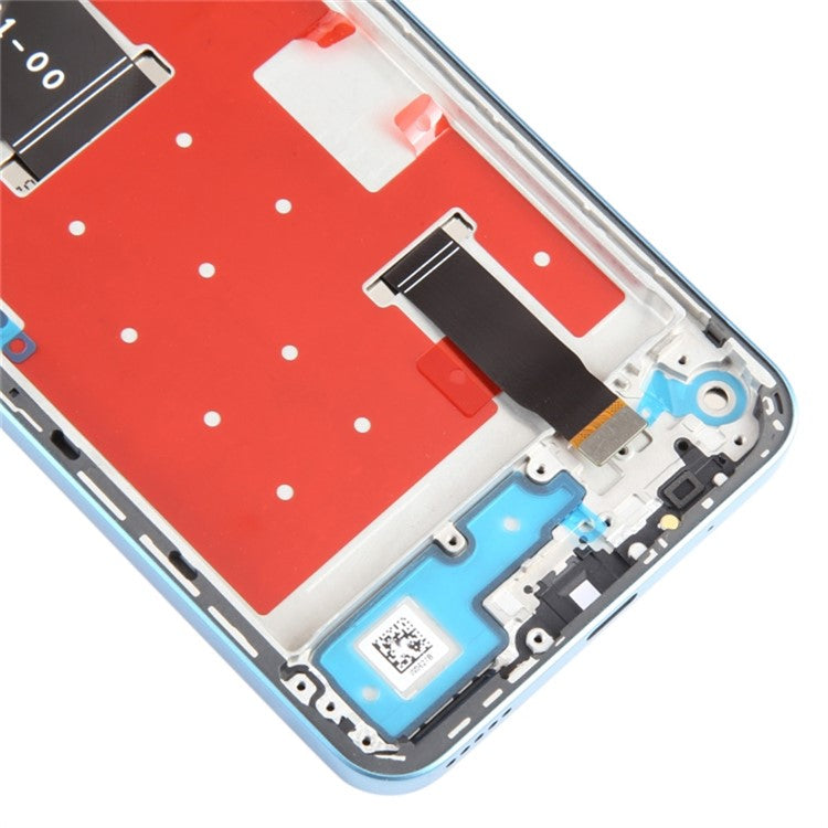 For Honor 90 Lite 5G OEM Grade S LCD Screen and Digitizer Assembly + Frame Repair Part (without Logo) - Blue