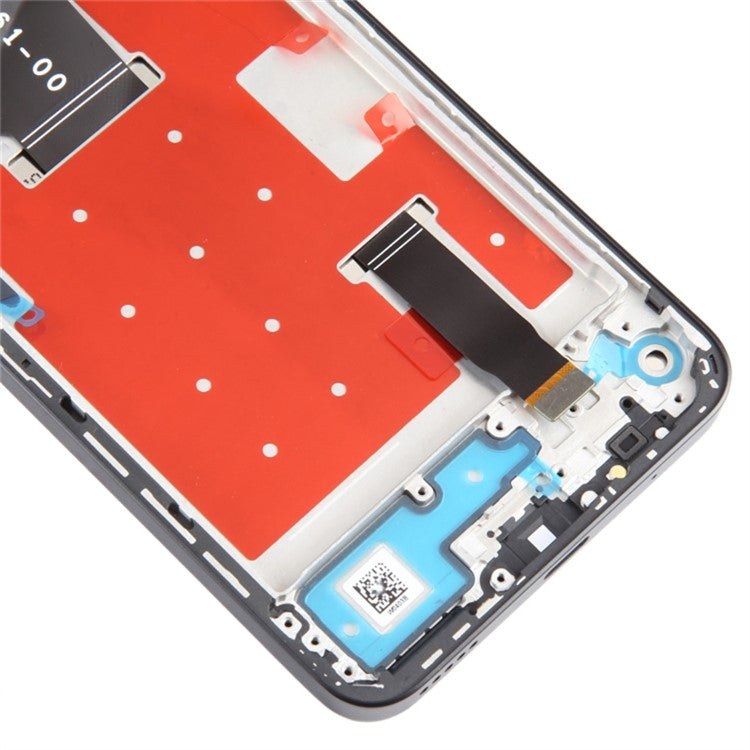 For Honor 90 Lite 5G Grade C LCD Screen and Digitizer Assembly + Frame Replacement Part (without Logo) - Black