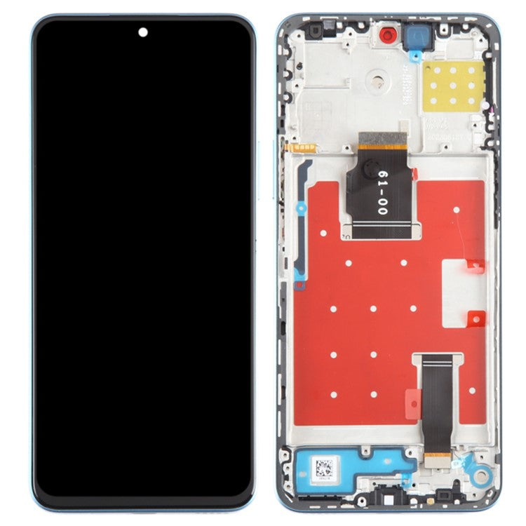 For Honor 90 Lite 5G Grade C LCD Screen and Digitizer Assembly + Frame Replacement Part (without Logo) - Blue