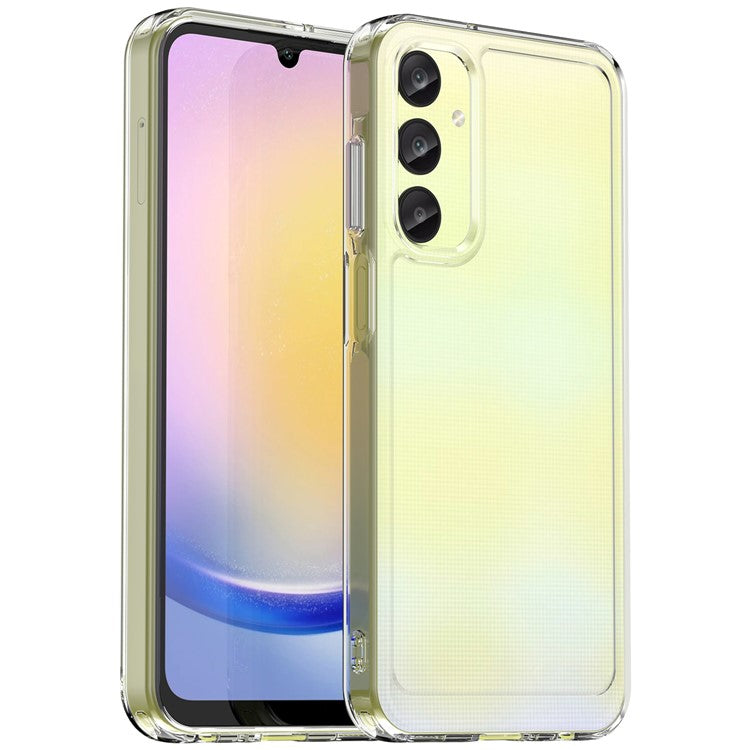 For Samsung Galaxy A25 5G (Global) (161.0 x 76.5 x 8.3mm) Cell Phone Cases Candy Series TPU Protective Cover - Transparent