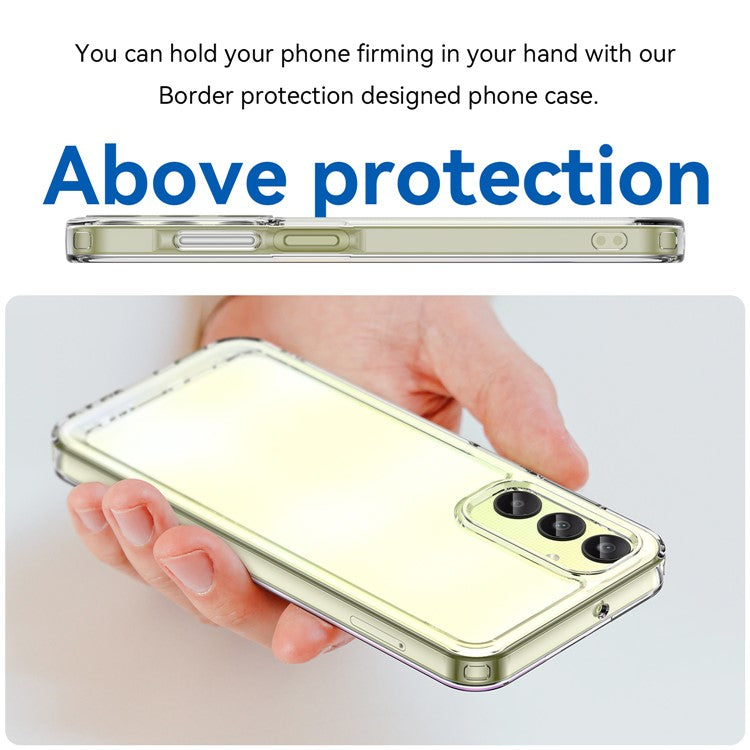 For Samsung Galaxy A25 5G (Global) (161.0 x 76.5 x 8.3mm) Cell Phone Cases Candy Series TPU Protective Cover - Transparent