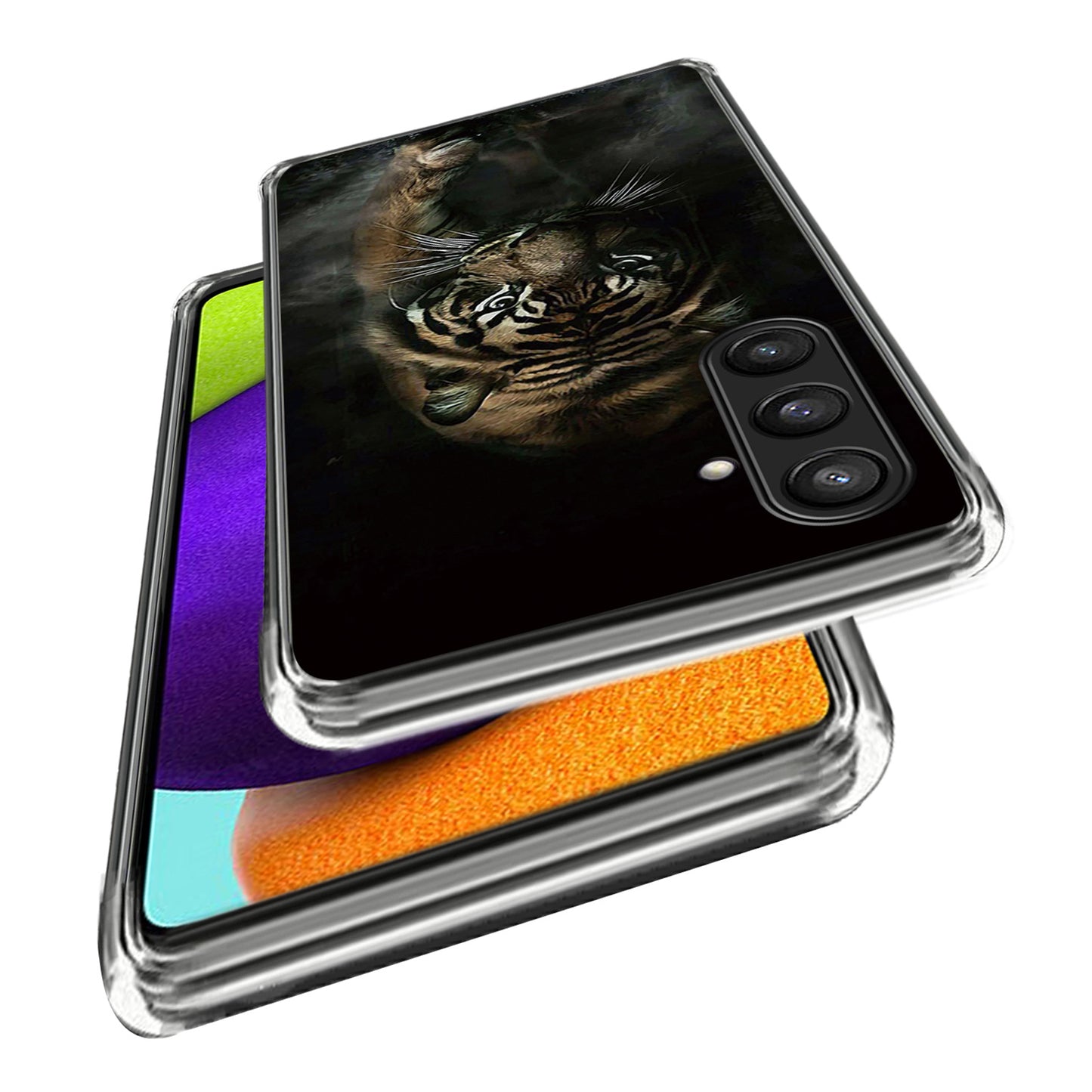For Samsung Galaxy S24+ Case Pattern Printing Anti-scratch Phone Cover - Tiger
