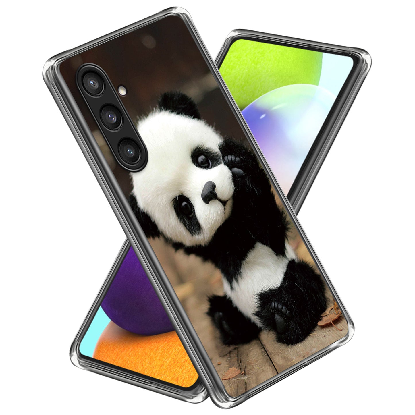 For Samsung Galaxy S24 TPU Phone Case Pattern Printing Protective Cover - Panda