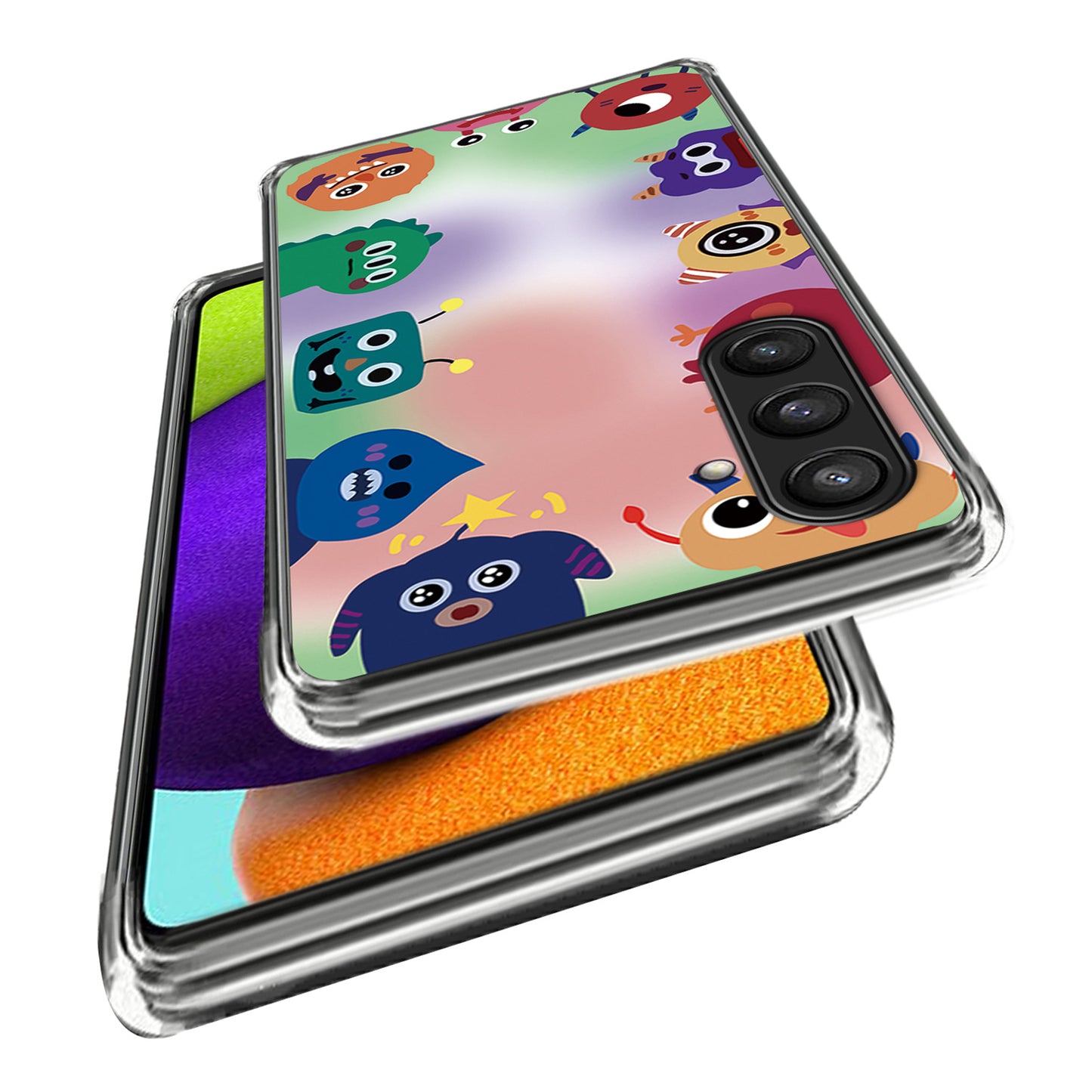 For Samsung Galaxy S24 TPU Phone Case Pattern Printing Protective Cover - Monsters