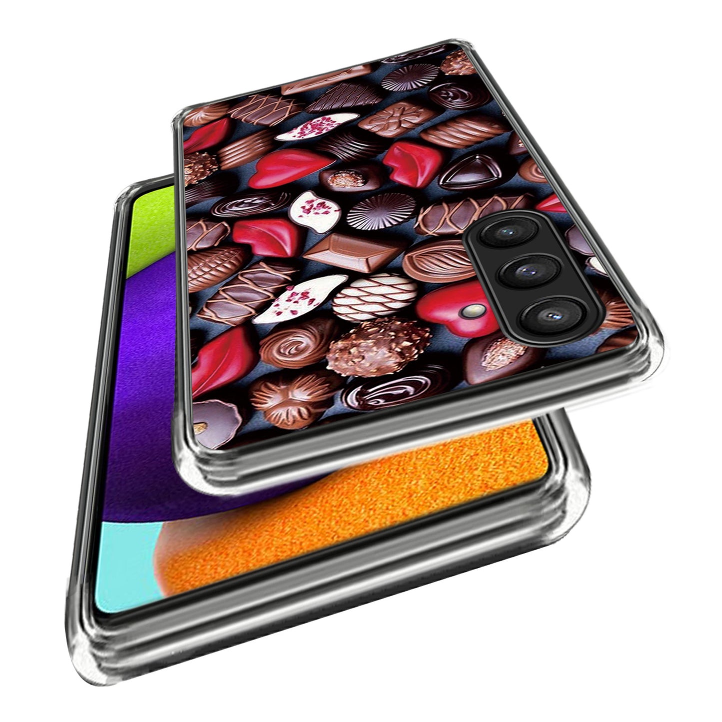 For Samsung Galaxy S24 TPU Phone Case Pattern Printing Protective Cover - Creative Chocolates