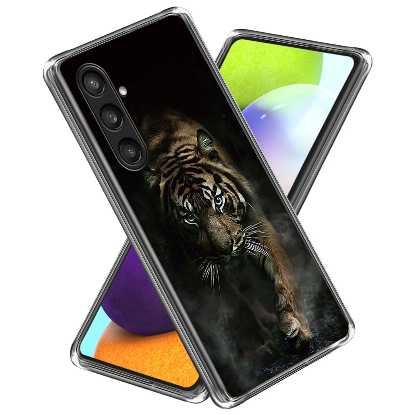 For Samsung Galaxy S24 TPU Phone Case Pattern Printing Protective Cover - Tiger