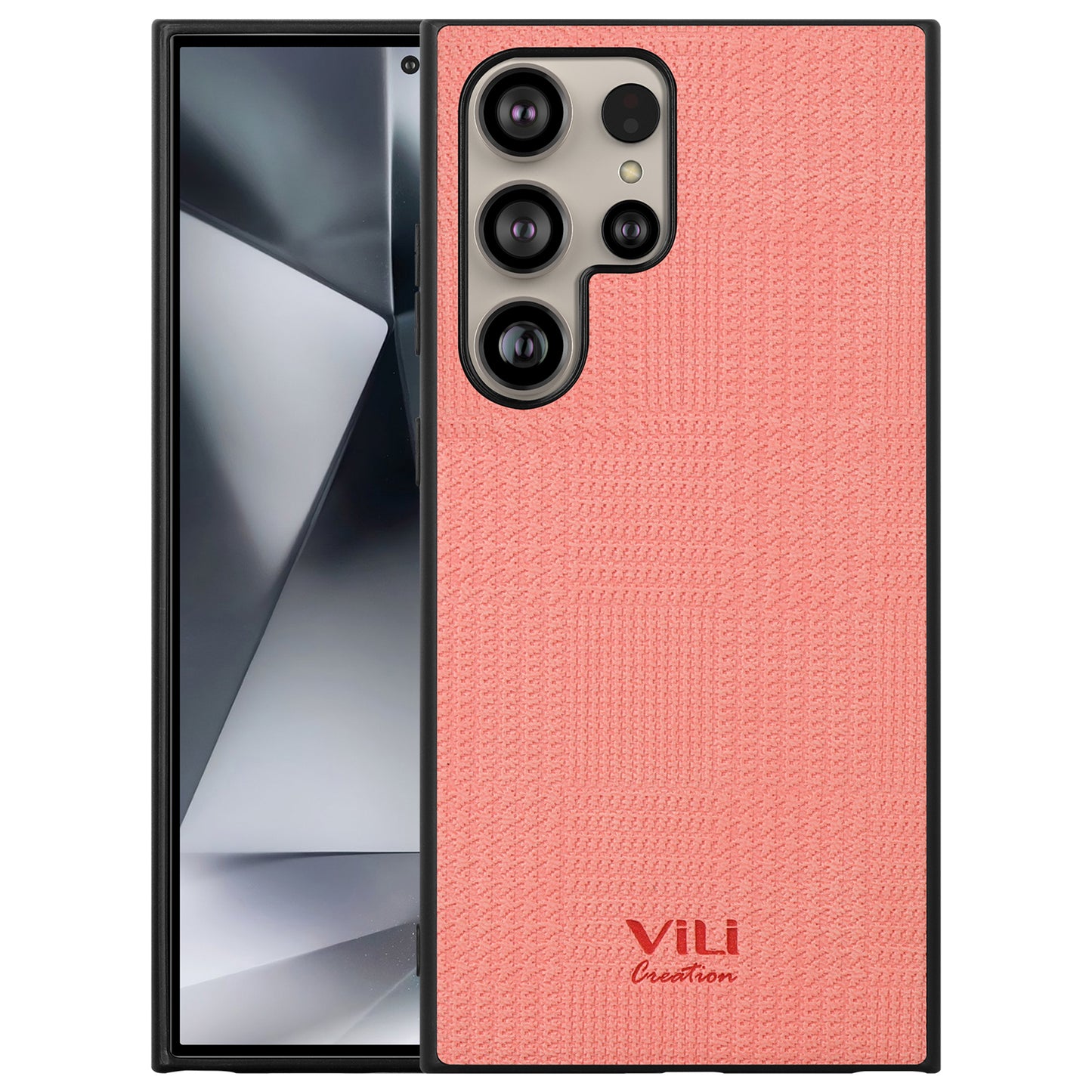 VILI TH Series for Samsung Galaxy S24 Ultra Shockproof Cover Protective Phone Case - Pink