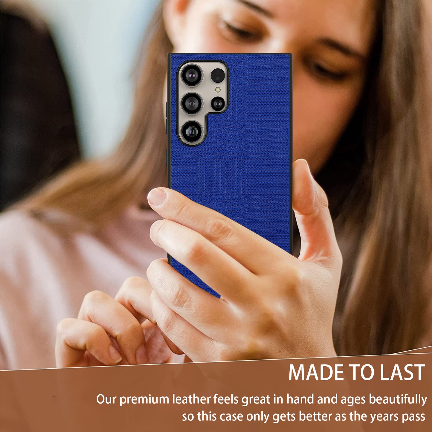 VILI TH Series for Samsung Galaxy S24 Ultra Shockproof Cover Protective Phone Case - Blue