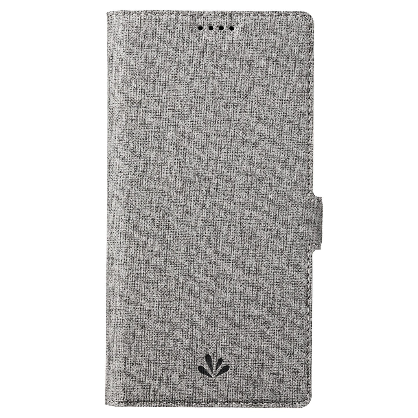 VILI DMK Series for Samsung Galaxy S24 Ultra Wallet Case PU Leather Folio Phone Cover - Grey