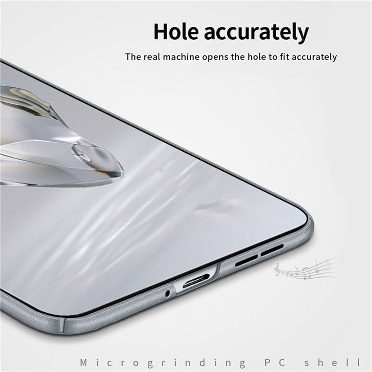 MOFI Shield Matte Series for OnePlus 12 5G Phone Case Ultra Thin PC Back Cover - Black