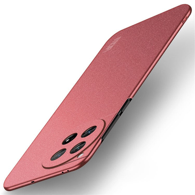 MOFI Shield Matte Series for OnePlus 12 5G Phone Case Ultra Thin PC Back Cover - Red