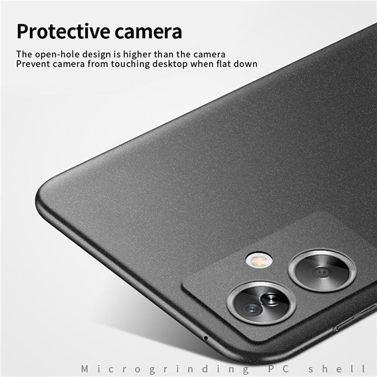 MOFI Shield Matte Series for Oppo A2 5G / A79 5G PC Phone Case Protective Cover - Black