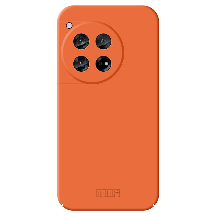 MOFI JK Qin Series For OnePlus 12 5G Case Matte Scratch-proof TPU+Acrylic Phone Back Shell - Orange