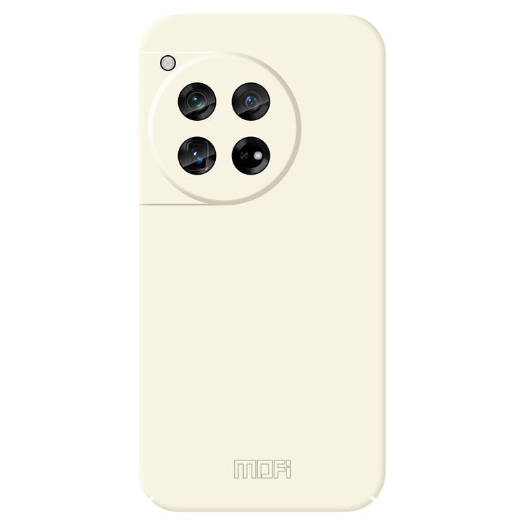 MOFI JK Qin Series For OnePlus 12 5G Case Matte Scratch-proof TPU+Acrylic Phone Back Shell - Beige
