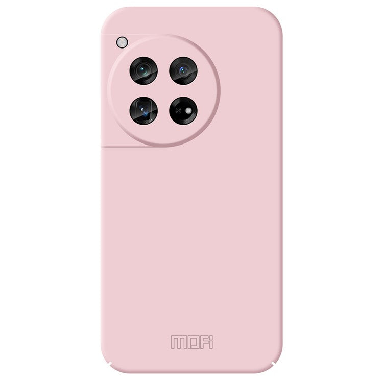 MOFI JK Qin Series For OnePlus 12 5G Case Matte Scratch-proof TPU+Acrylic Phone Back Shell - Pink