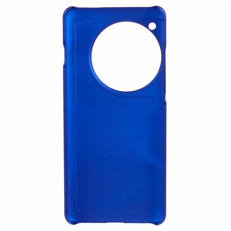 For OnePlus 12 5G Hard PC Case Anti-fingerprint Rubberized Phone Shell - Blue