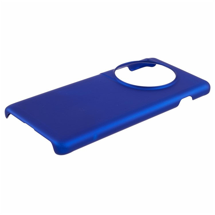 For OnePlus 12 5G Hard PC Case Anti-fingerprint Rubberized Phone Shell - Blue