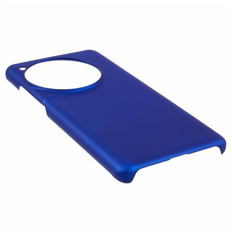 For OnePlus 12 5G Hard PC Case Anti-fingerprint Rubberized Phone Shell - Blue