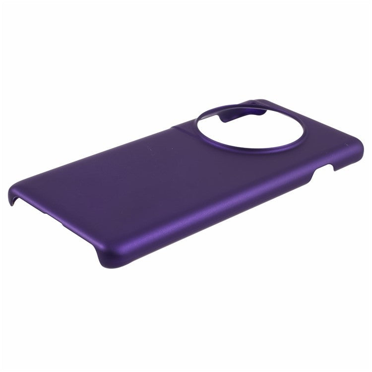 For OnePlus 12 5G Hard PC Case Anti-fingerprint Rubberized Phone Shell - Purple