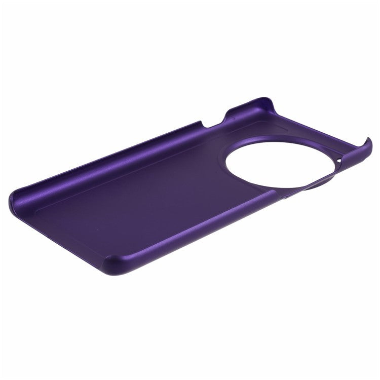 For OnePlus 12 5G Hard PC Case Anti-fingerprint Rubberized Phone Shell - Purple