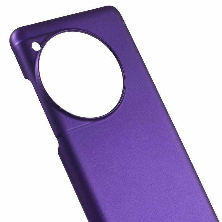 For OnePlus 12 5G Hard PC Case Anti-fingerprint Rubberized Phone Shell - Purple