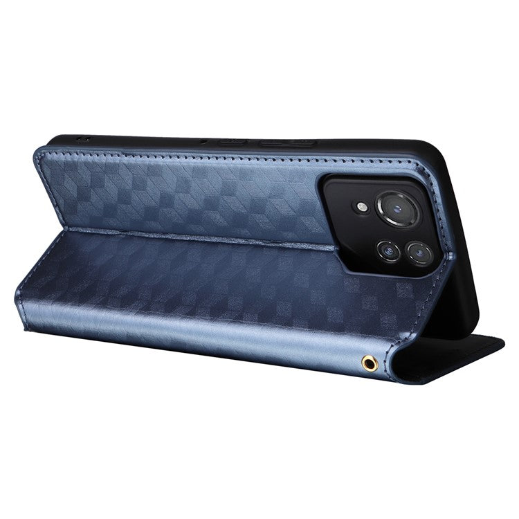 For Asus ROG Phone 8 Pro 5G / 8 5G Wallet Case Leather Magnetic Auto Closing Imprint Cover - Blue