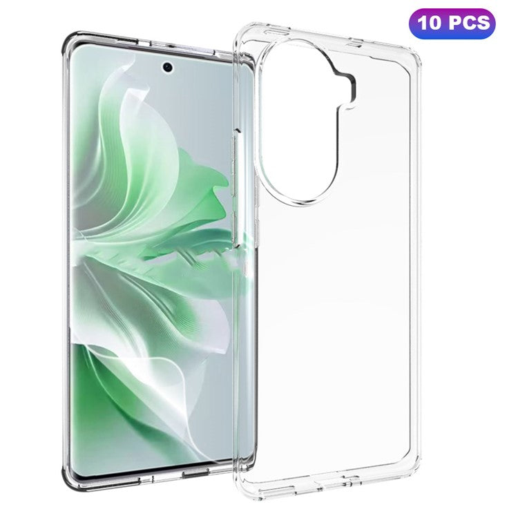 10Pcs / Pack For Oppo Reno11 5G (Global) Case Watermark-Free Clear TPU Smart Phone Cover