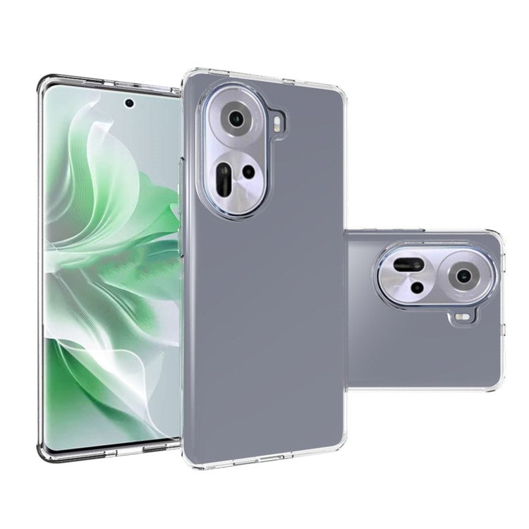 10Pcs / Pack For Oppo Reno11 5G (Global) Case Watermark-Free Clear TPU Smart Phone Cover