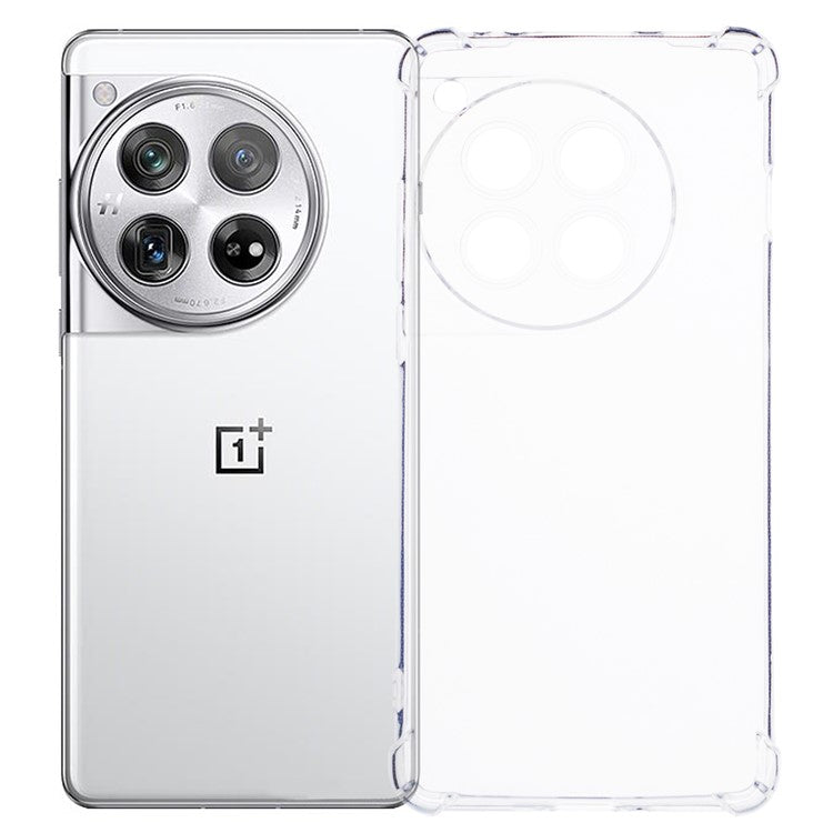 For OnePlus 12 5G TPU Case Clear Reinforced Four Corner Phone Back Shell