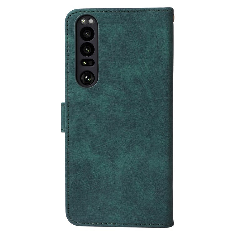 For Sony Xperia 1 III 5G Case Wallet Flip Leather Phone Cover RFID Blocking Protection - Green