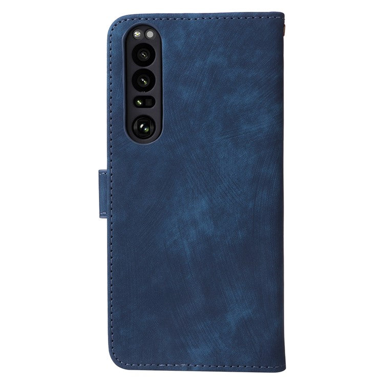 For Sony Xperia 1 III 5G Case Wallet Flip Leather Phone Cover RFID Blocking Protection - Blue