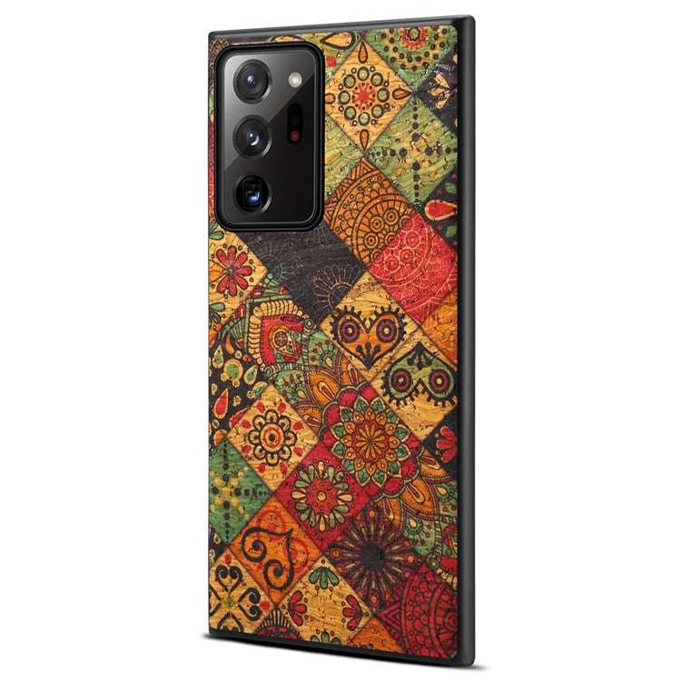 For Samsung Galaxy Note20 Ultra 5G / Note20 Ultra Phone Case Flower Pattern Cover - Autumn / Yellow