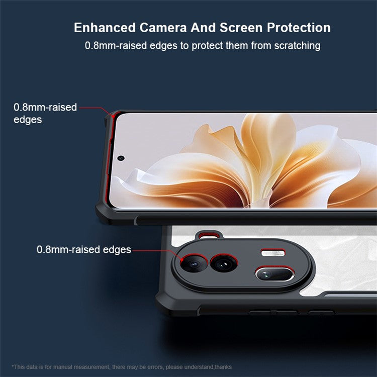 XUNDD For Oppo Reno11 Pro 5G (Global) Phone Case TPU+Acrylic Fall-Proof Cover