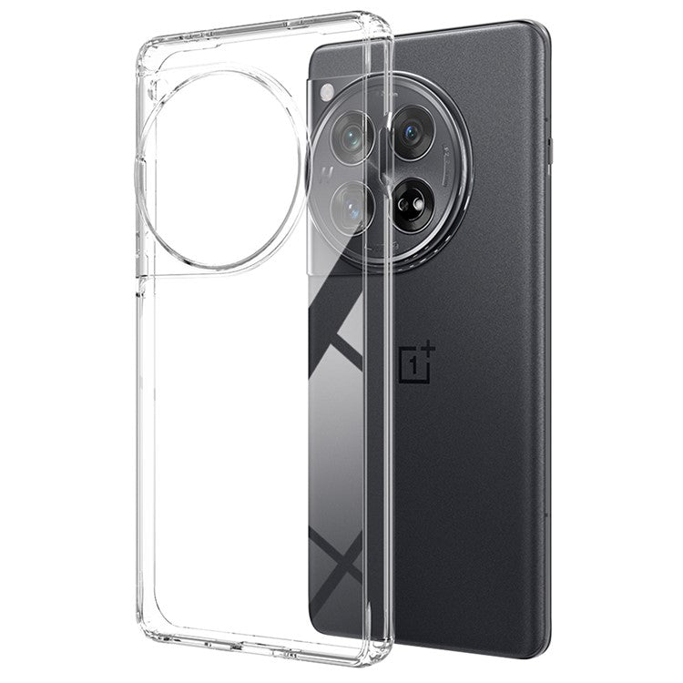 For OnePlus 12 5G TPU+Acrylic Phone Case Transparent Protective Back Cover