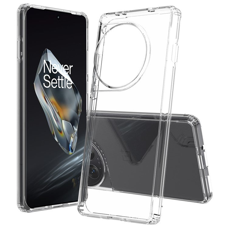 For OnePlus 12 5G TPU+Acrylic Phone Case Transparent Protective Back Cover