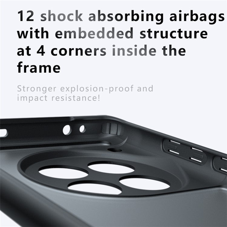 For OnePlus 12 5G Frosted Case TPU+PC Airbag Protection Phone Cover